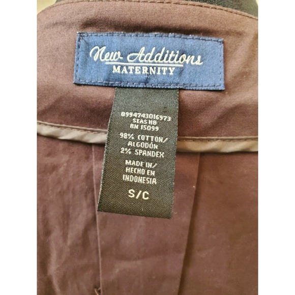 New Additions Women Brown Cotton Long Sleeve Buttons Front Jacket Blazer Size S - Picture 8 of 12